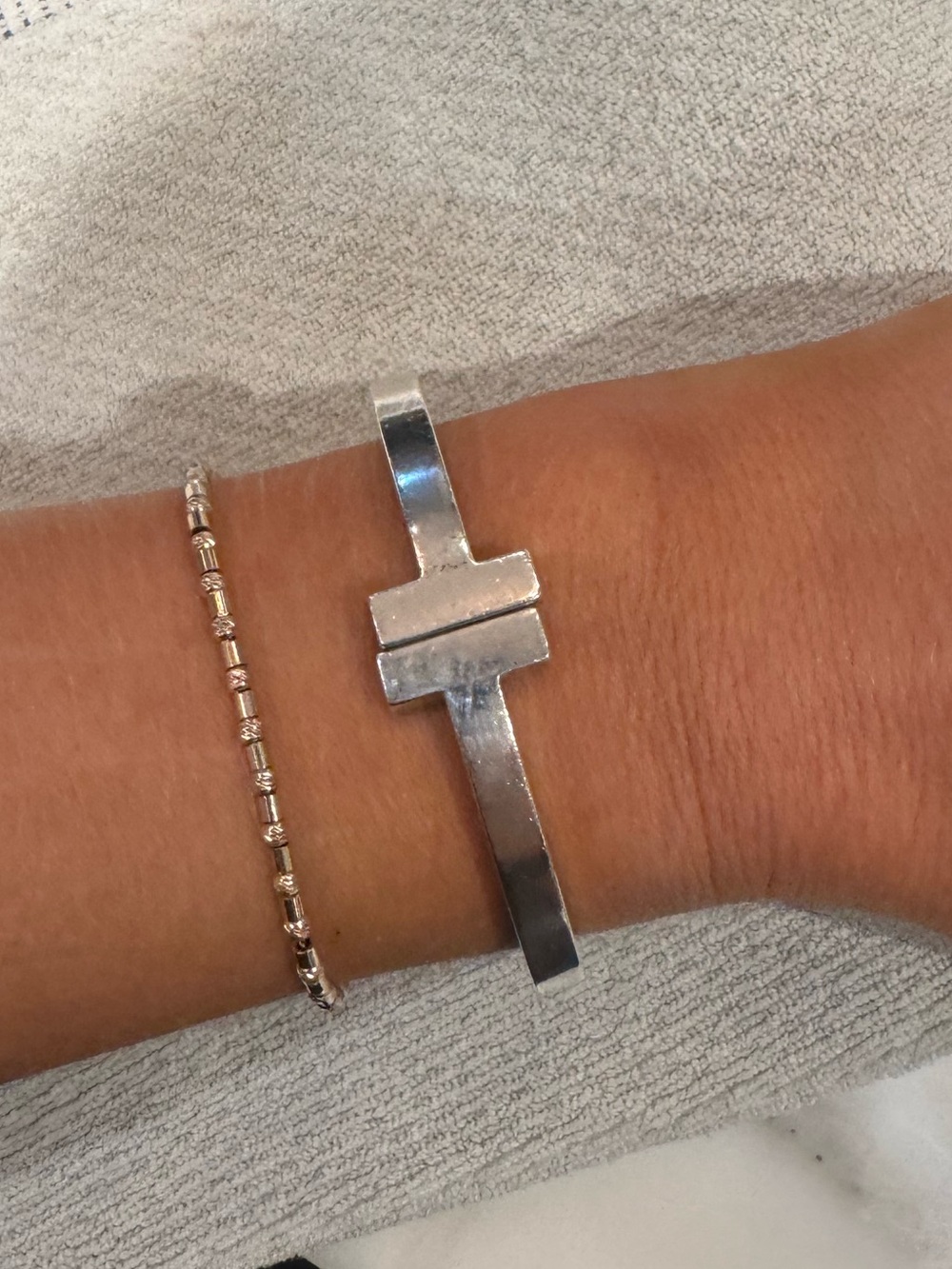 Tiffany T square cuff bracelet
